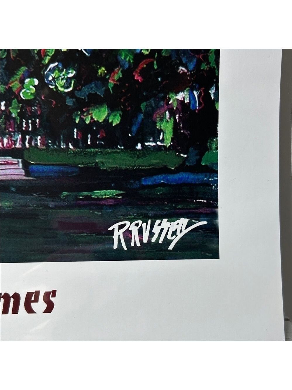 “Denny Chimes” Art Print Alabama Crimson Tide 11”X14” - Picture 3 of 4